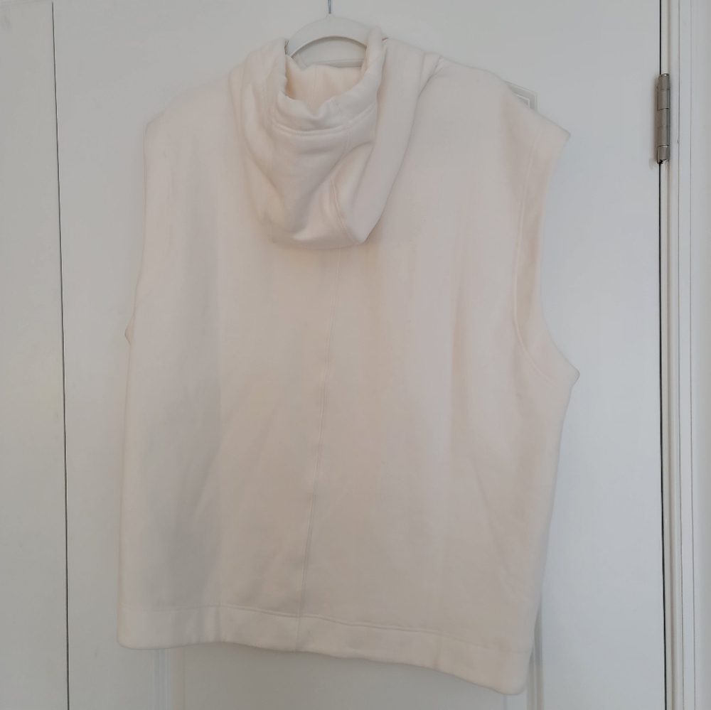 Athleta Retroplush Cocoon Hoodie Sweatshirt in Magnolia White Size S $109 - Picture 7 of 14